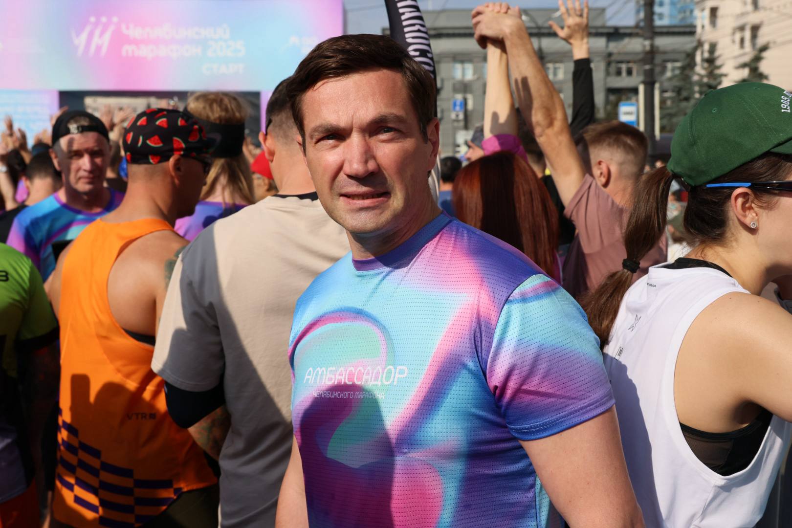 Алексей Лошкин пробежал дистанцию в 10 км на челябинском марафоне