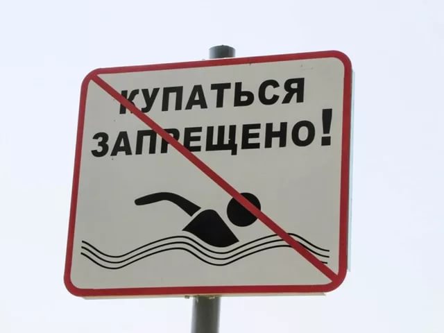 На пляжах Тургояка появились запрещающие купание таблички