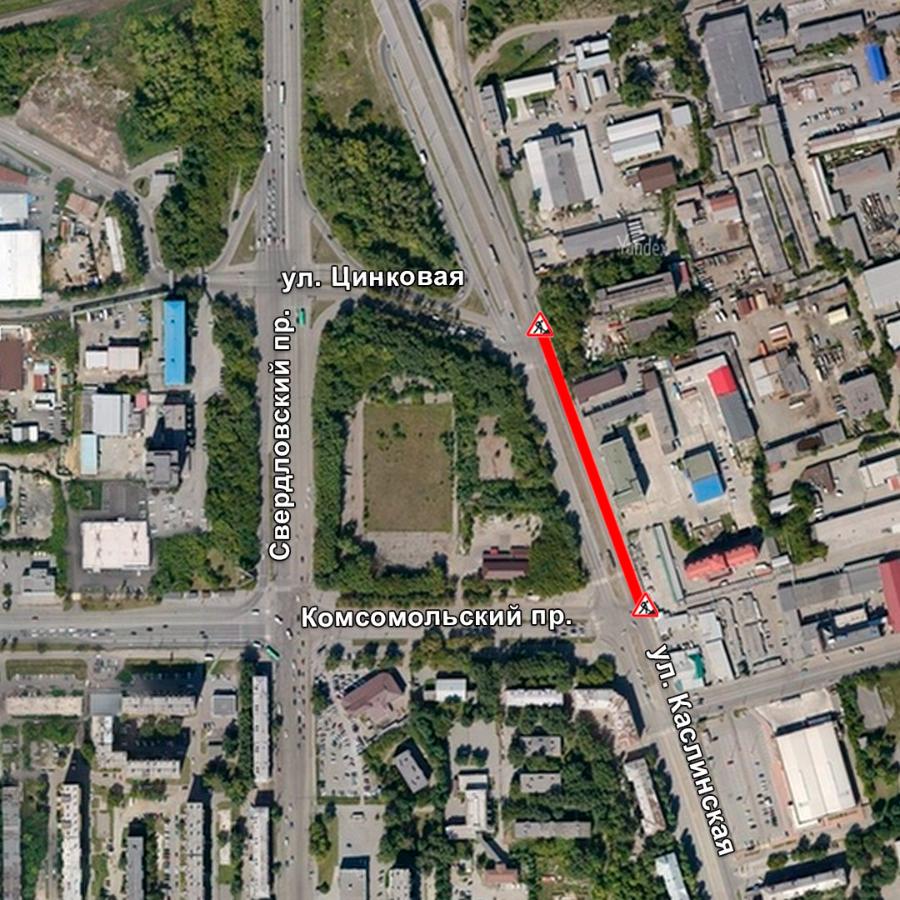По улице Каслинская в Челябинске два дня будет ограничен проезд*