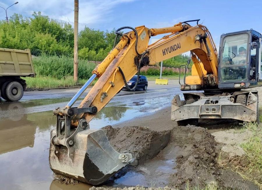 В челябинском Чурилово заасфальтируют разрушенную водой дорогу*