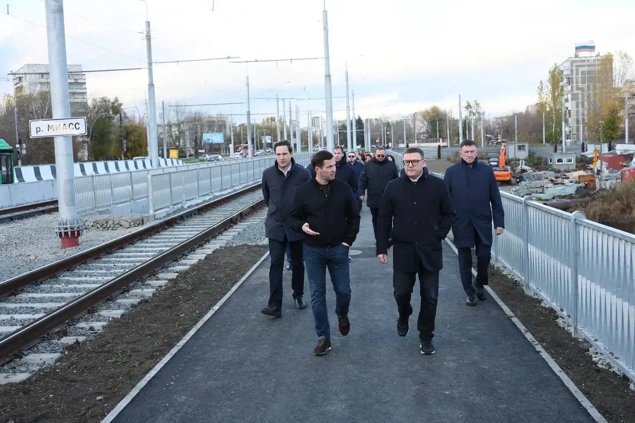 Мост на Черкасской в Челябинске открыли на девять месяцев раньше срока