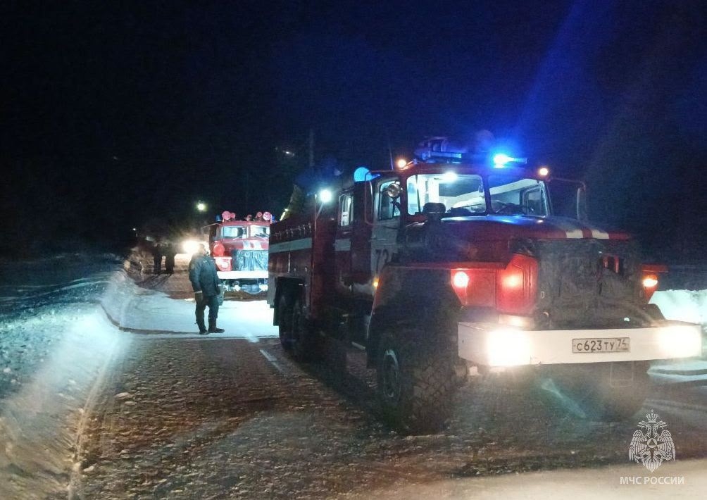 В деревне Ключи под Челябинском при пожаре погибла пенсионерка*