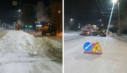 Свыше трёх тысяч тонн снега вывезли за ночь из Челябинска