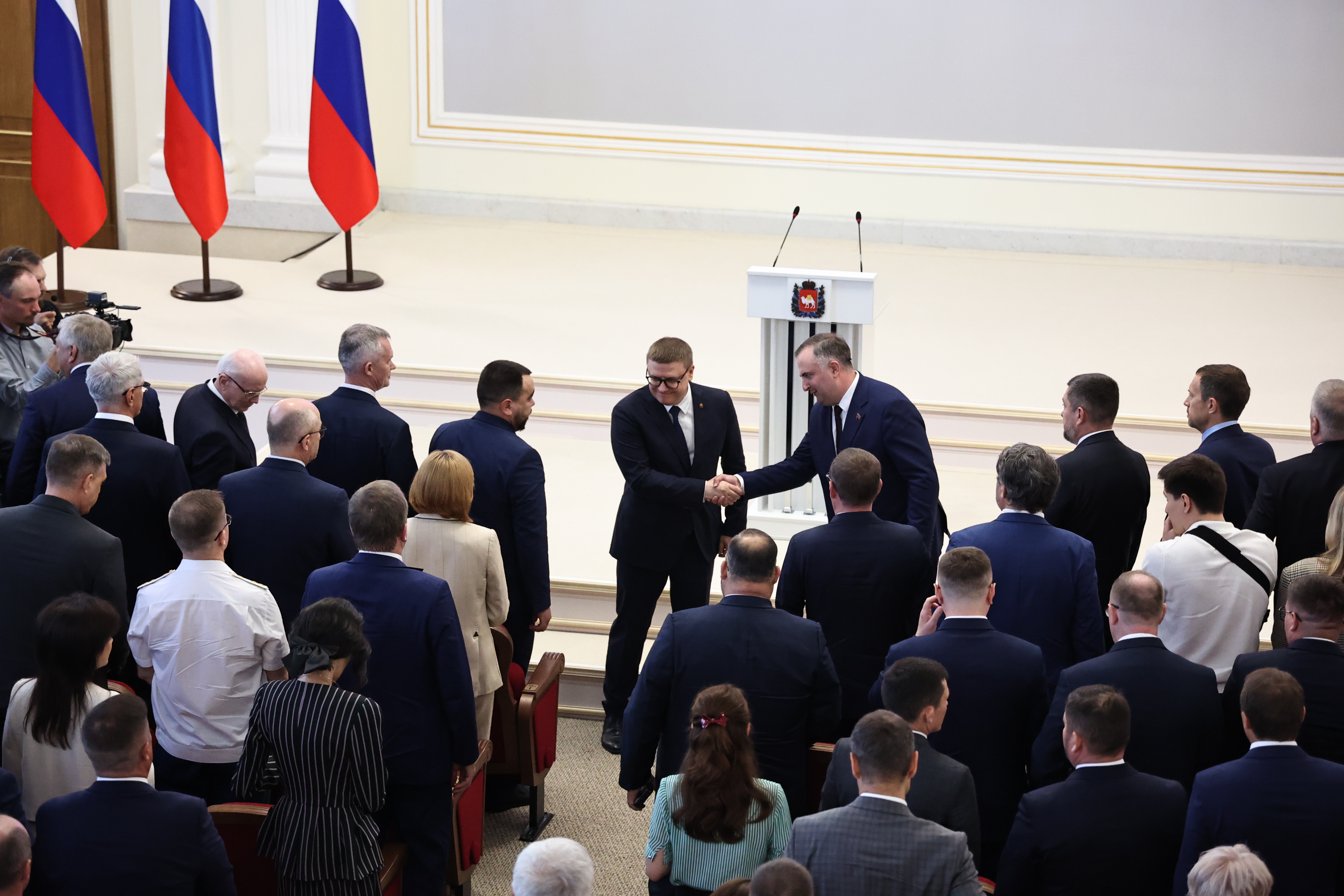 Первое послание Алексея Текслера восьмому созыву ЗСО: фотореп из парламента