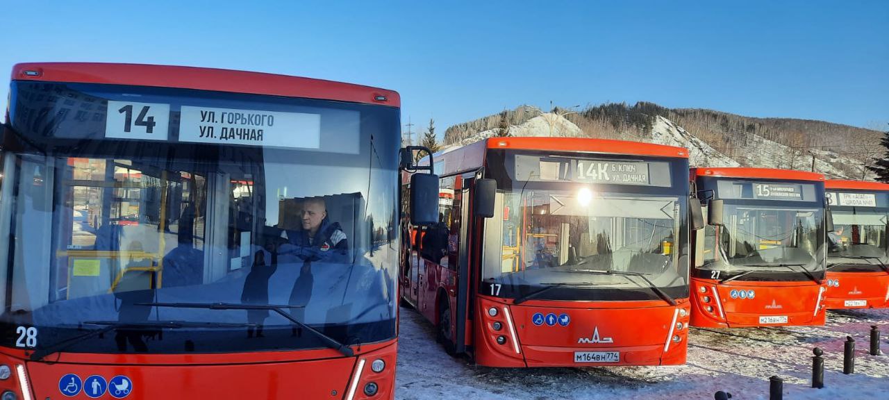 Златоуст получил 17 новых автобусов из Белоруссии