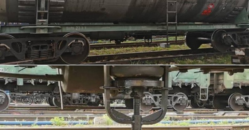 На железнодорожном вокзале Челябинска нашли утечку топлива из цистерны