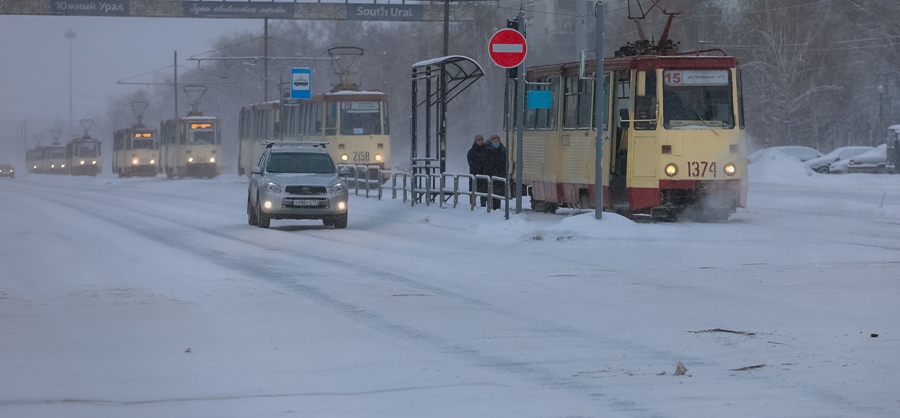 В Челябинске снова поменяют схему движения трамваев