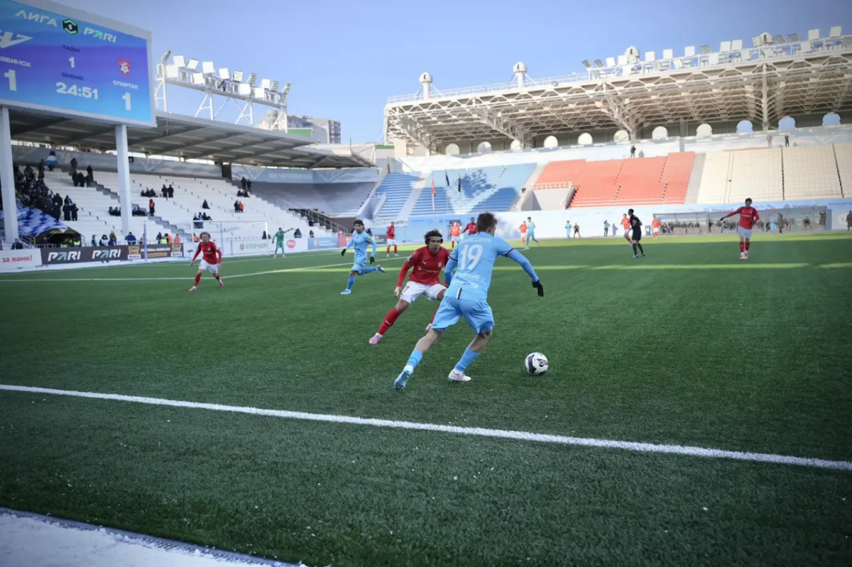 ФК «Челябинск» и «Спартак» из Костромы разошлись миром в результативном матче*