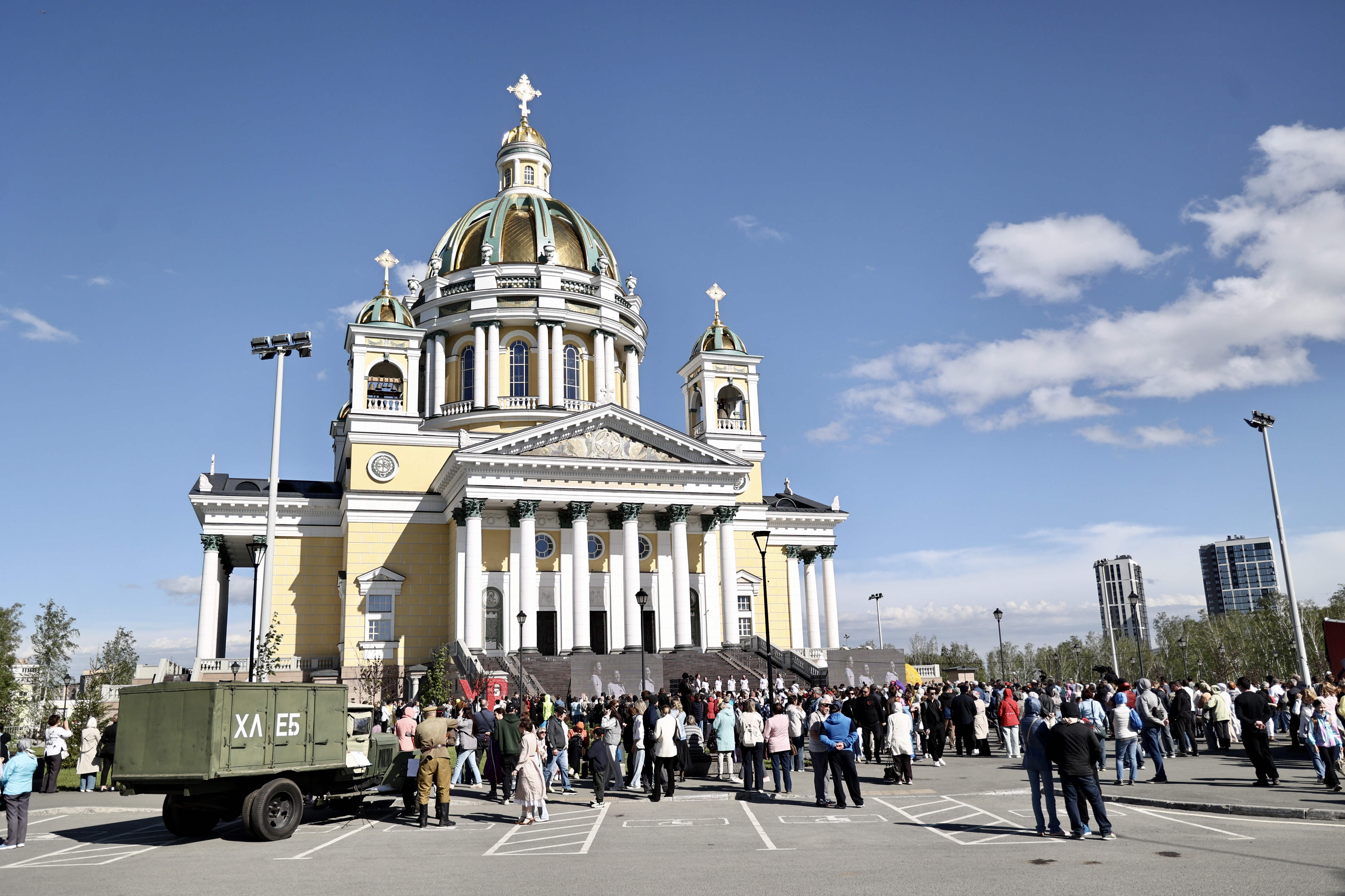 «С верой в Победу»: 9 Мая в Челябинске отпраздновали на новой площадке