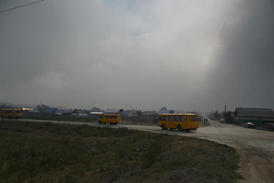Южные районы Челябинской области охватили лесные пожары