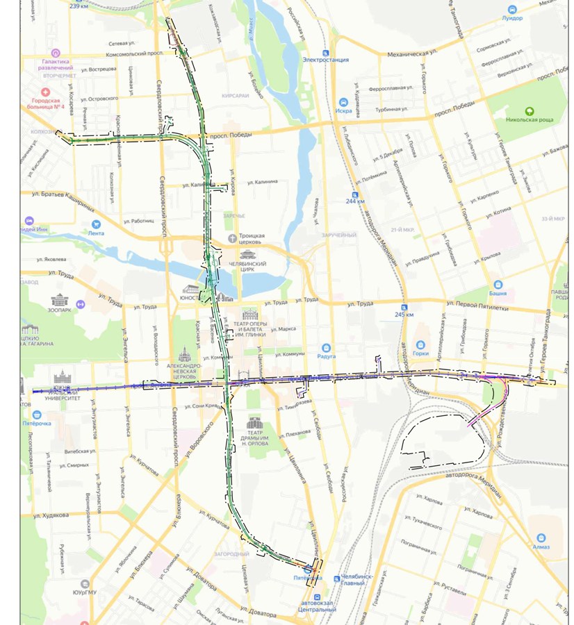 Метротрам в челябинске схема проезда