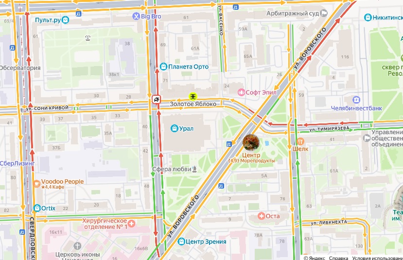 Скриншот с сервиса Яндекс Пробки пробка.jpg