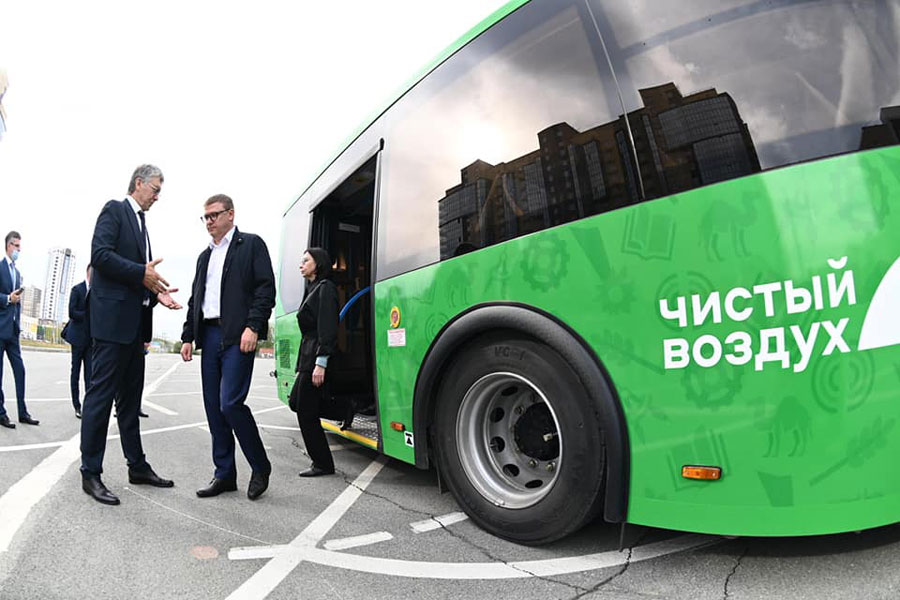 Челябинск получил новую партию зелёных автобусов