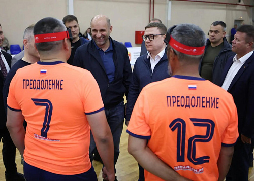 В Челябинске открыли футбольный корт для спортсменов с нарушением зрения
