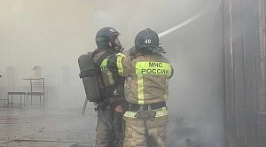 В Челябинской области огонь уничтожил здание на базе отдыха