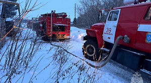 Две женщины погибли при пожаре в частном доме в Челябинской области