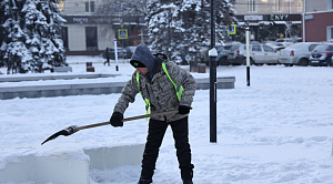 В Челябинске усилили уборку из-за снегопадов