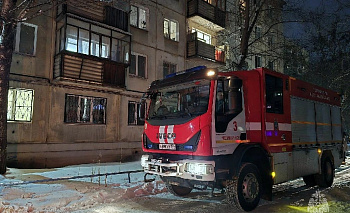 Двое детей отравились во время пожара в Челябинске 