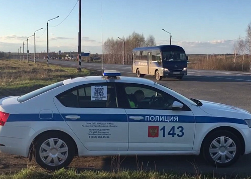 Сотрудники ГАИ поймали пьяного водителя автобуса под Челябинском