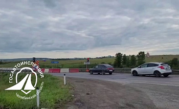 На М5 в Челябинской области ввели ограничения из-за ремонта моста
