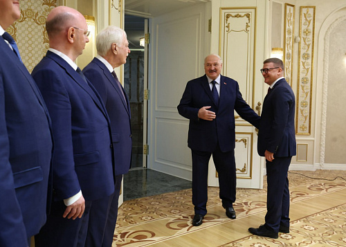 Александр Лукашенко и Алексей Текслер обсудили увеличение товарооборота