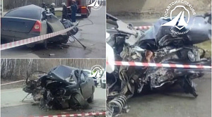 В Озёрске водитель насмерть врезался в опору моста