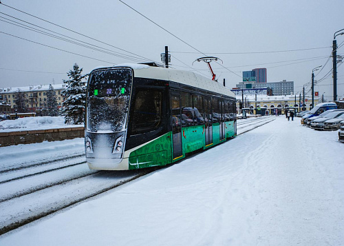 В Челябинске из-за ДТП закрыли движение трамваев возле депо