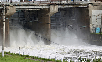 На Шершневском водохранилище в Челябинске увеличили сброс воды 