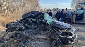 Пенсионера раздавило во время массового ДТП под Челябинском