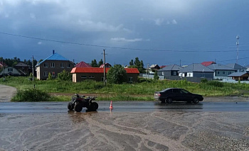 Двое детей пострадали при столкновении квадроцикла и автомобиля в Миассе