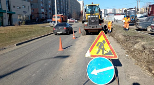 На «северке» в Челябинске ограничили движение из-за ремонта дороги