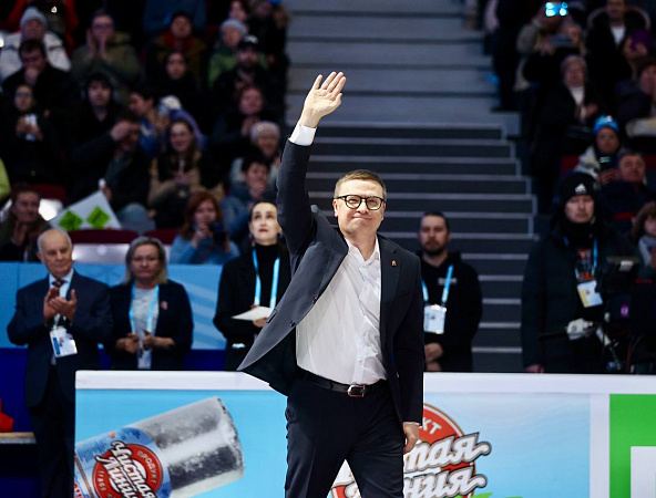 Алексей Текслер поздравил хоккеистов «Металлурга» с завоеванием Кубка Гагарина 