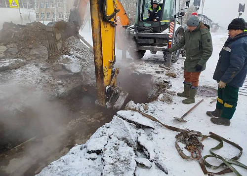 В Карабаше завершили ремонт теплотрассы и начали заполнение системы