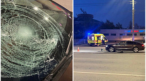 Водитель Audi сбил выехавшего на переход челябинца на электросамокате