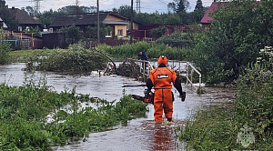 Более 30 детей спасли из потопа в Верхнем Уфалее