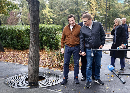 Алексей Текслер оценил два новых сквера на Северо-западе Челябинска