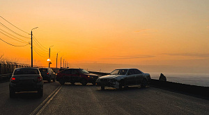 Авария с четырьмя машинами перекрыла проезд по плотине в Челябинске