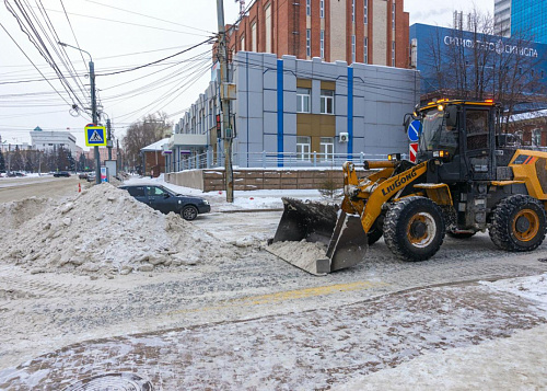 Челябинск против снегопада: 223 единицы техники и 462 рабочих вышли на уборку