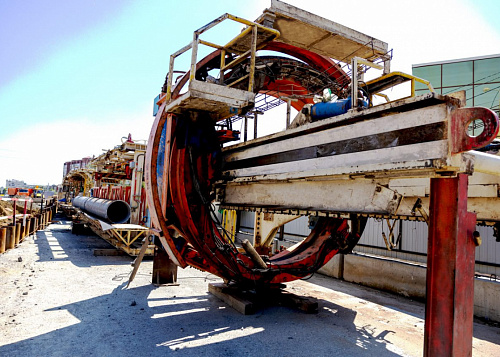 В Челябинск прибыл первый тоннелепроходческий комплекс для строительства метротрама