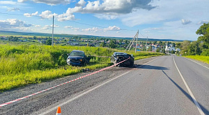 В мощном ДТП под Саткой пострадали пять человек, включая детей