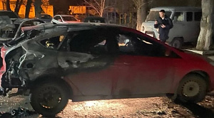 Спалившего две иномарки на парковке челябинца задержали полицейские