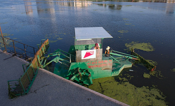 Новую технику выведут на очистку реки Миасс в Челябинске
