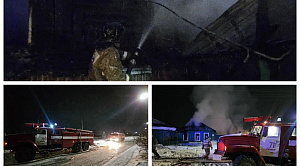 Мужчина и женщина погибли при пожаре в частном доме в Пласте